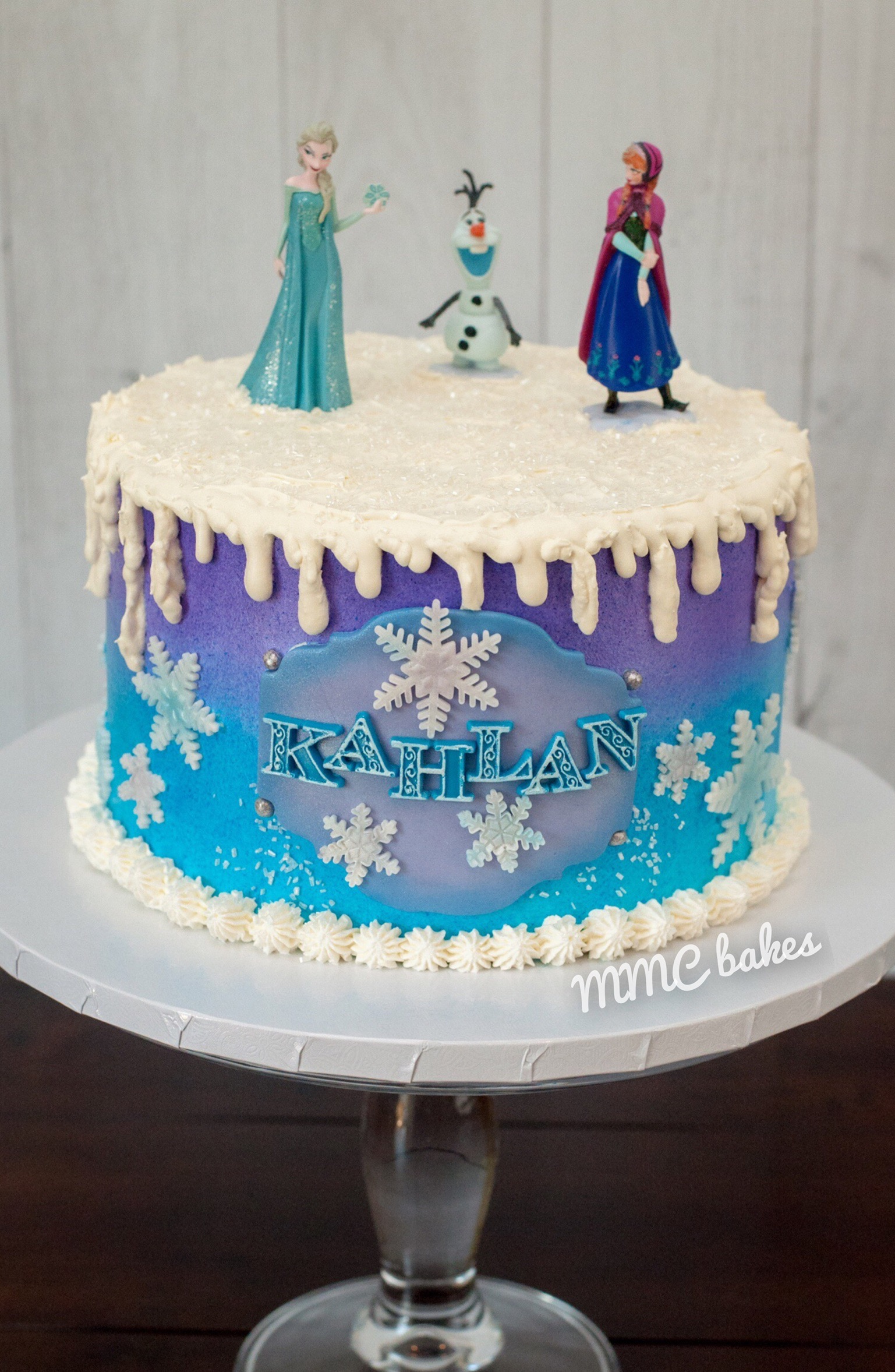 Frozen Birthday Cake MMC Bakes